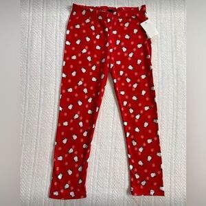 PINC KIDS Girl's SMALL (6/6X) Christmas Penguin Pants. New with Tags.